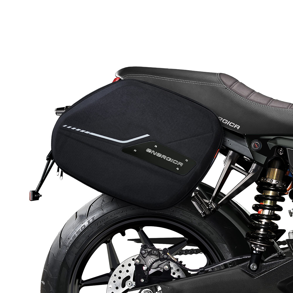 Side bags and Energica rack kit. Anthracite - EE9